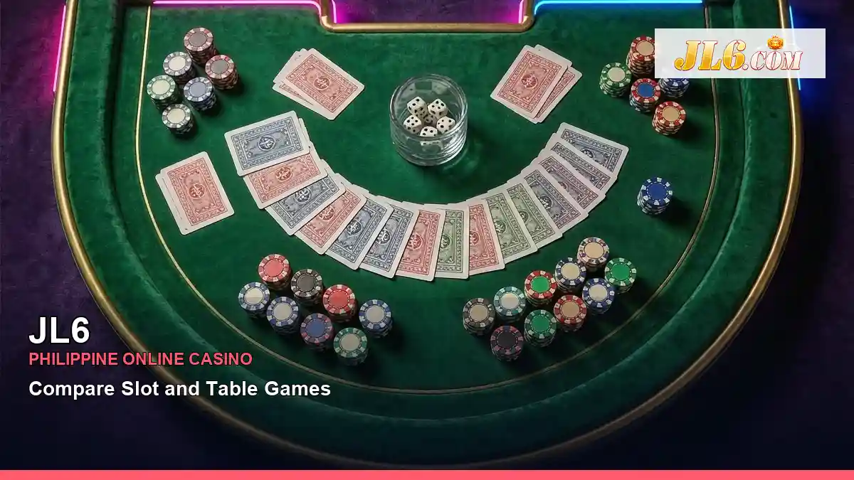 JL6 high-energy live casino table games in a studio behind scenes layout for Philippine players — view 2